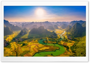 Vietnamese Landscape, Ta Pit, Tinh Cao Bang, Vietnam Ultra HD Wallpaper for 4K UHD Widescreen desktop, tablet & smartphone