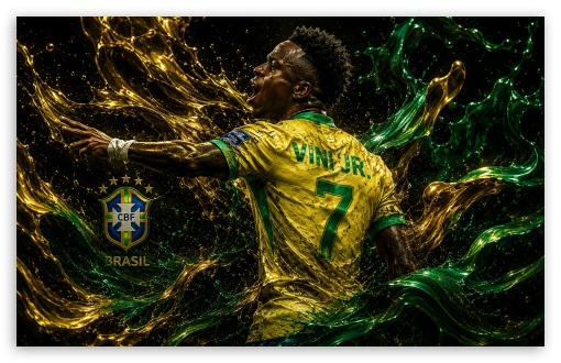 Vini Jr. UltraHD Wallpaper for Widescreen 16:10 ;