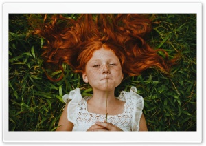 Vintage Child Girl Portrait Ultra HD Wallpaper for 4K UHD Widescreen desktop, tablet & smartphone