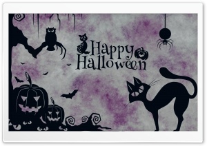 Vintage Halloween Background Ultra HD Wallpaper for 4K UHD Widescreen desktop, tablet & smartphone