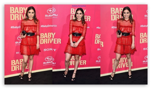 Violetta Komyshan Baby Driver Premiere UltraHD Wallpaper for HD 16:9 ;