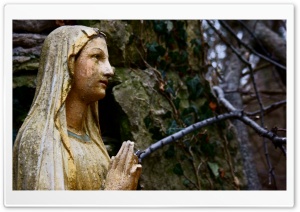 Virgin Mary Statue Ultra HD Wallpaper for 4K UHD Widescreen desktop, tablet & smartphone