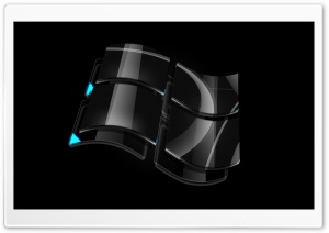 Vista Black Logo Ultra HD Wallpaper for 4K UHD Widescreen desktop, tablet & smartphone