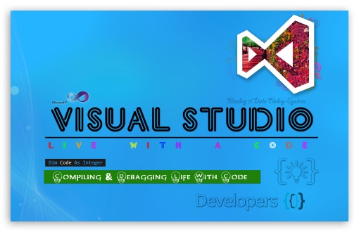 Visual Studio UltraHD Wallpaper for Widescreen 16:10 ;