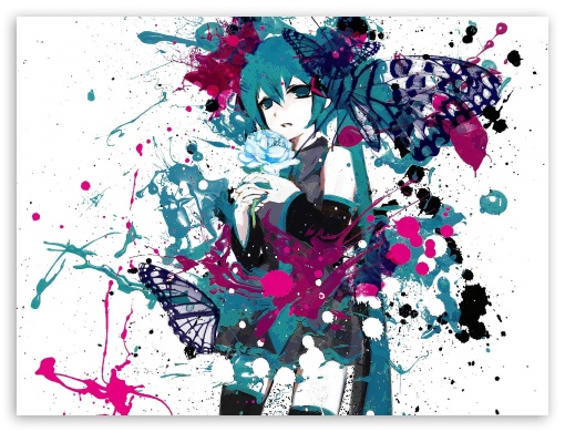 Vocaloid UltraHD Wallpaper for Fullscreen 4:3 UXGA XGA SVGA ;