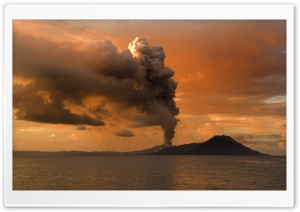 Volcanic Eruption in Papua, New Guinea Ultra HD Wallpaper for 4K UHD Widescreen desktop, tablet & smartphone