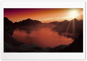 Volcanic Lake Ultra HD Wallpaper for 4K UHD Widescreen desktop, tablet & smartphone