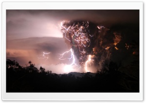 Volcano Eruption Ultra HD Wallpaper for 4K UHD Widescreen desktop, tablet & smartphone