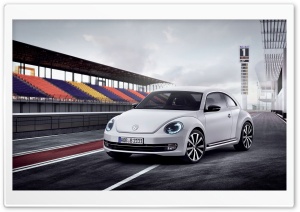 Volkswagen Beetle White Ultra HD Wallpaper for 4K UHD Widescreen desktop, tablet & smartphone