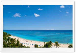 Waikiki Beach and Pacific Ocean Ultra HD Wallpaper for 4K UHD Widescreen desktop, tablet & smartphone