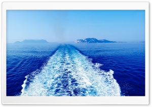 Wake of Boat Ultra HD Wallpaper for 4K UHD Widescreen desktop, tablet & smartphone