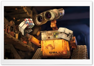 Wall e Robot Rubik s Cube Ultra HD Wallpaper for 4K UHD Widescreen Desktop, Lockscreen, Screensaver, TV, Tablet, Smartphone