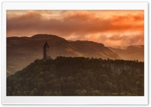 Wallace Monument, Abbey Craig, Stirling, Scotland Ultra HD Wallpaper for 4K UHD Widescreen desktop, tablet & smartphone