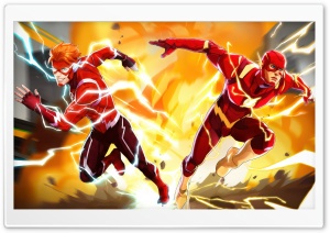 Wally and Barry - DC Dark Legion Game 4K UHD Wallpaper for Widescreen and UltraWide Desktop, UltraHD TV, Smartphone, Tablet