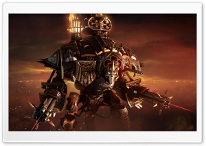 Warhammer 40,000 Dawn of War III 3, Imperial Knight Solaria Ultra HD Wallpaper for 4K UHD Widescreen desktop, tablet & smartphone