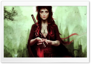 Warrior Girl Ultra HD Wallpaper for 4K UHD Widescreen desktop, tablet & smartphone