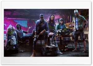 Watch_Dogs 2 Game Ultra HD Wallpaper for 4K UHD Widescreen Desktop, Lockscreen, Screensaver, TV, Tablet, Smartphone