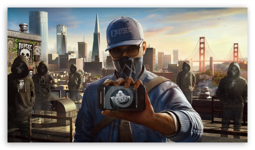 Watch Dogs 2 Marcus UltraHD Wallpaper for HD 16:9 ;