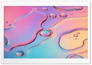 Water Droplets on Glass in Colored Light 4K UHD Wallpaper for Widescreen and UltraWide Desktop, UltraHD TV, Smartphone, Tablet