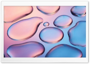 Water Drops on Glass in Colored Light 4K UHD Wallpaper for Widescreen and UltraWide Desktop, UltraHD TV, Smartphone, Tablet