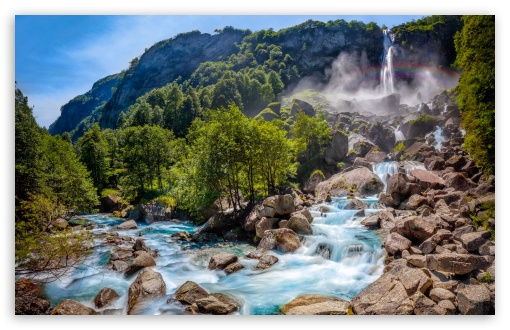 Waterfall Creating a Stream UltraHD Wallpaper for UHD 16:9 ; HD 16:9 ; UltraWide 21:9 24:10 32:9 32:10 ; Widescreen 16:10 5:3 ; Fullscreen 4:3 5:4 3:2 ; Tablet 1:1 ; Mobile 10:16 2:3 3:5 3:4 ; Dual 16:10 5:3 16:9 4:3 5:4 3:2 ;