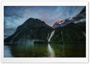 Waterfall In New Zealand Ultra HD Wallpaper for 4K UHD Widescreen desktop, tablet & smartphone