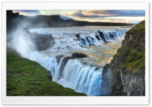 Waterfall Of Gullfoss Ultra HD Wallpaper for 4K UHD Widescreen desktop, tablet & smartphone
