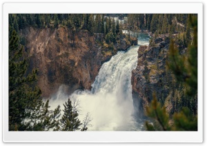 Waterfall, Water Flows, Spectacular, Nature 4K UHD Wallpaper for Widescreen and UltraWide Desktop, UltraHD TV, Smartphone, Tablet