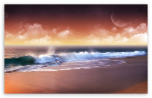 Wave UltraHD Wallpaper for Widescreen 16:10 ;