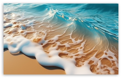 Download 8K 7680x4320 Ultra HD Resolution Desktop Waves Wallpaper