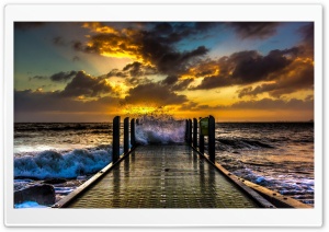 Waves Ultra HD Wallpaper for 4K UHD Widescreen desktop, tablet & smartphone