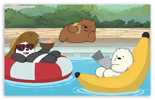 We Bare Bears, Swimming Pool UltraHD Wallpaper for UHD 16:9 2160p 1440p 1080p 900p 720p ; 8K UHD TV 16:9 Ultra High Definition 2160p 1440p 1080p 900p 720p ; UltraWide 21:9 24:10 ; Widescreen 16:10 5:3 WHXGA WQXGA WUXGA WXGA WGA ; Fullscreen 4:3 3:2 UXGA XGA SVGA DVGA HVGA HQVGA ( Apple PowerBook G4 iPhone 4 3G 3GS iPod Touch ) ;