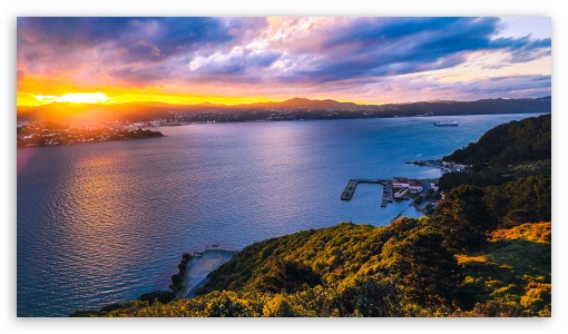 Wellington, New Zealand UltraHD Wallpaper for UHD 16:9 ; HD 16:9 ;
