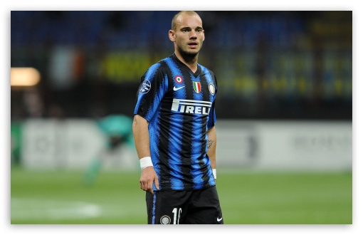 Download wallpapers Wesley Sneijder, 4k, soccer, footballers