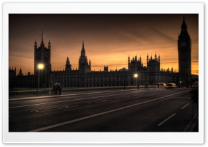Westminster Palace At Dusk Ultra HD Wallpaper for 4K UHD Widescreen desktop, tablet & smartphone