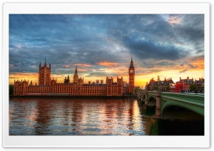 Westminster Palace At Twilight Ultra HD Wallpaper for 4K UHD Widescreen desktop, tablet & smartphone