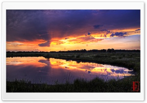 Wetlands Lightshow Ultra HD Wallpaper for 4K UHD Widescreen desktop, tablet & smartphone