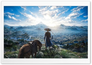 Where Winds Meet Open World RPG 4K UHD Wallpaper for Widescreen and UltraWide Desktop, UltraHD TV, Smartphone, Tablet