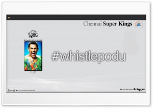 whistlepodu_CSK_nithin suren Ultra HD Wallpaper for 4K UHD Widescreen desktop, tablet & smartphone