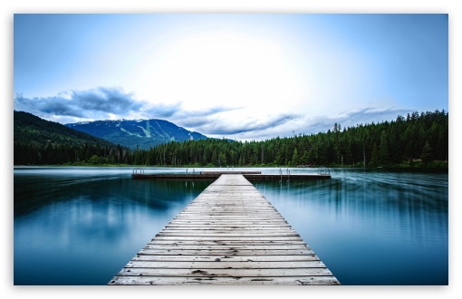 Whistler Coast Mountains Dock Ultra HD Desktop Background Wallpaper for ...