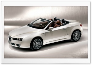 White Alfa Romeo Spider Ultra HD Wallpaper for 4K UHD Widescreen desktop, tablet & smartphone