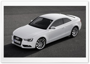 White Audi A5 Coupe Ultra HD Wallpaper for 4K UHD Widescreen desktop, tablet & smartphone