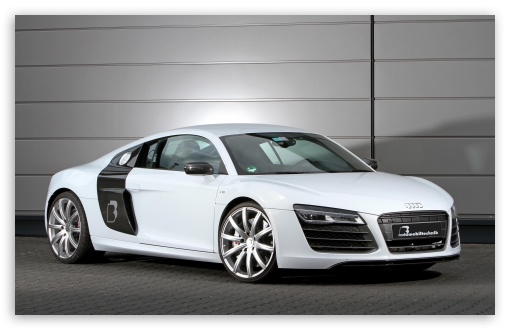 White Audi R8 V10 UltraHD Wallpaper for HD 16:9 ; Widescreen 16:10 5:3 ; Fullscreen 3:2 ; Dual 4:3 5:4 ;