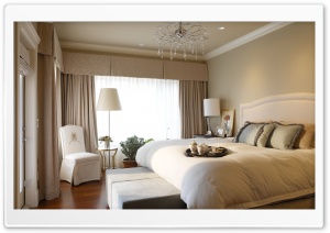 White Bedroom Ultra HD Wallpaper for 4K UHD Widescreen desktop, tablet & smartphone