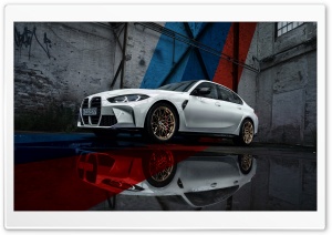 White BMW M3 Car 4K UHD Wallpaper for Widescreen and UltraWide Desktop, UltraHD TV, Smartphone, Tablet