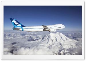 White Boeing-747 Ultra HD Wallpaper for 4K UHD Widescreen desktop, tablet & smartphone