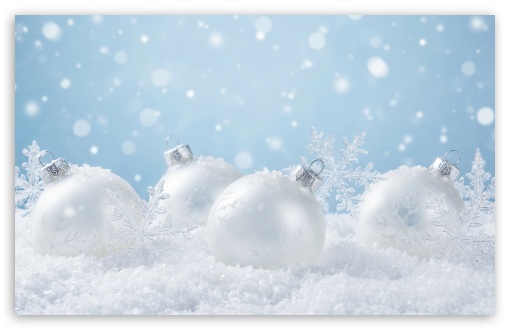 White Christmas Balls in Snow UltraHD Wallpaper for HD 16:9 ; UltraWide 21:9 24:10 32:9 32:10 ; Widescreen 16:10 5:3 ; Fullscreen 4:3 5:4 3:2 ; Tablet 1:1 ; Mobile 9:16 9:19.5 9:20 10:16 2:3 3:5 3:4 ; Dual 16:10 5:3 16:9 4:3 5:4 3:2 ;