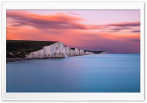 White Cliffs, Coastline, Scenic View 4K UHD Wallpaper for Widescreen and UltraWide Desktop, UltraHD TV, Smartphone, Tablet