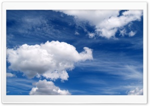 White Clouds Ultra HD Wallpaper for 4K UHD Widescreen desktop, tablet & smartphone