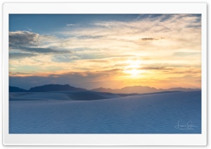 White Desert before Sunset Ultra HD Wallpaper for 4K UHD Widescreen Desktop, Lockscreen, Screensaver, TV, Tablet, Smartphone